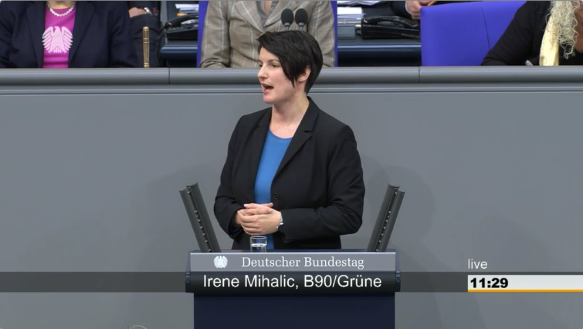 Irene Mihalic zum Waffenrecht