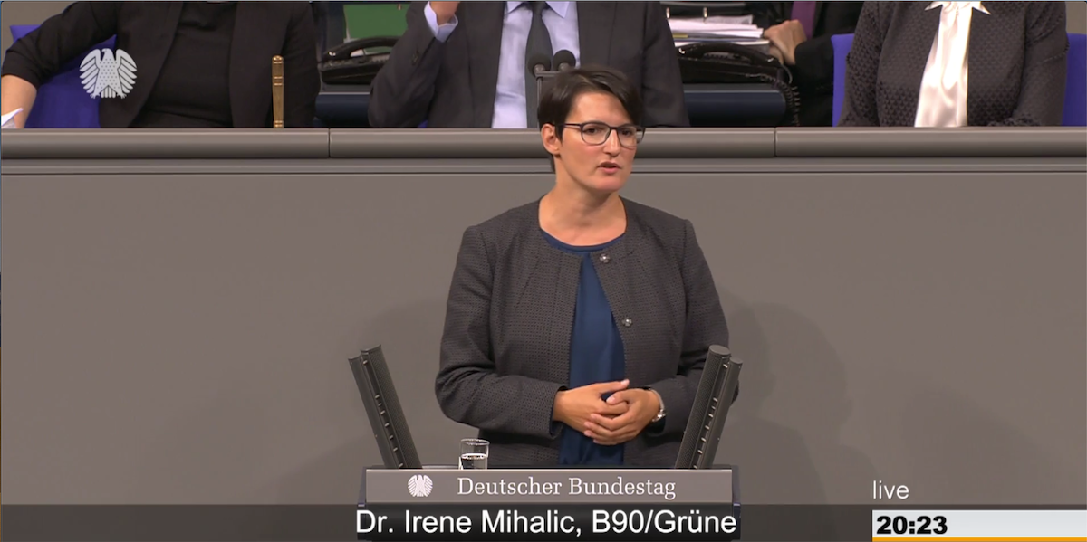 Irene Mihalic. Rede zum Bundesbesoldungs- und Versorgungsanpassungsgesetz
