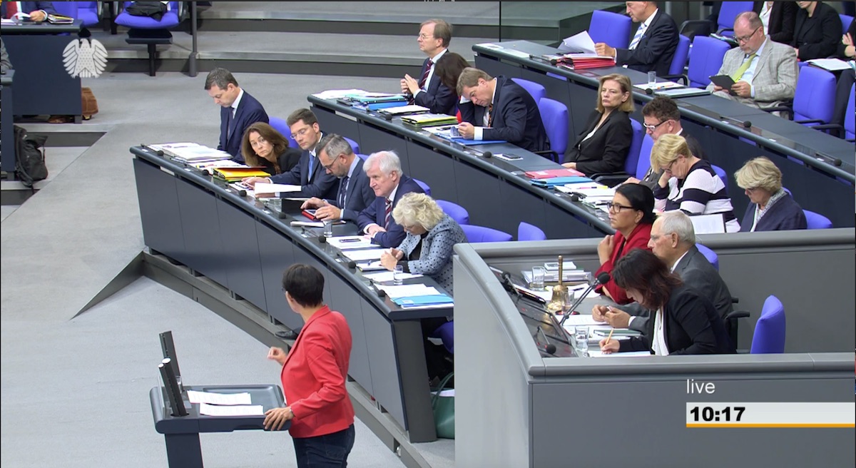 Irene Mihalic im Bundestag