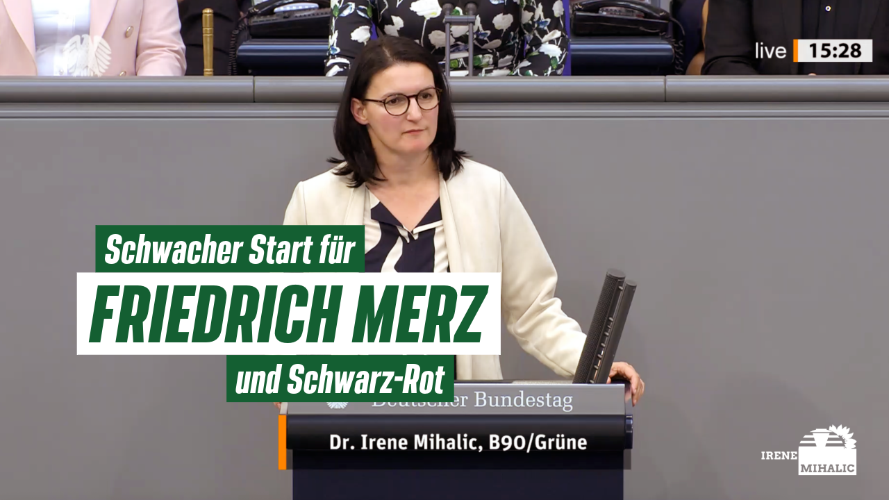 Rede von Dr. Irene Mihalic zur Wahl von Friedrich Merz